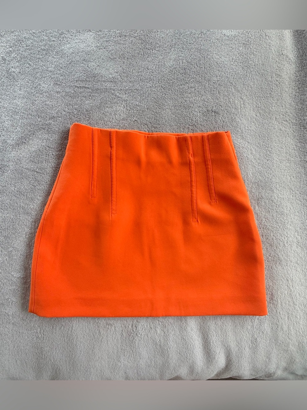 Zara Women's Orange Mini Skirt Size S